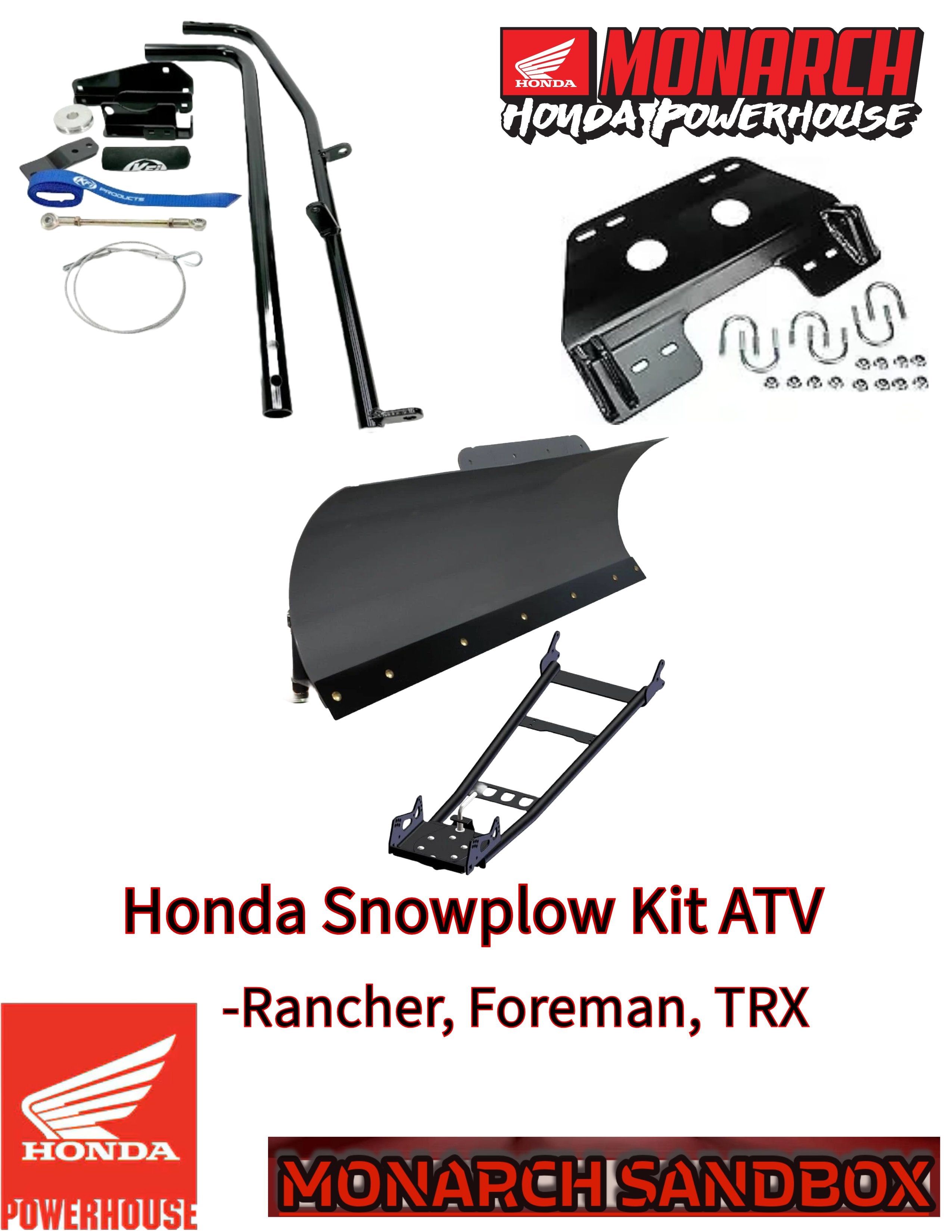 Honda ATV Snowplows