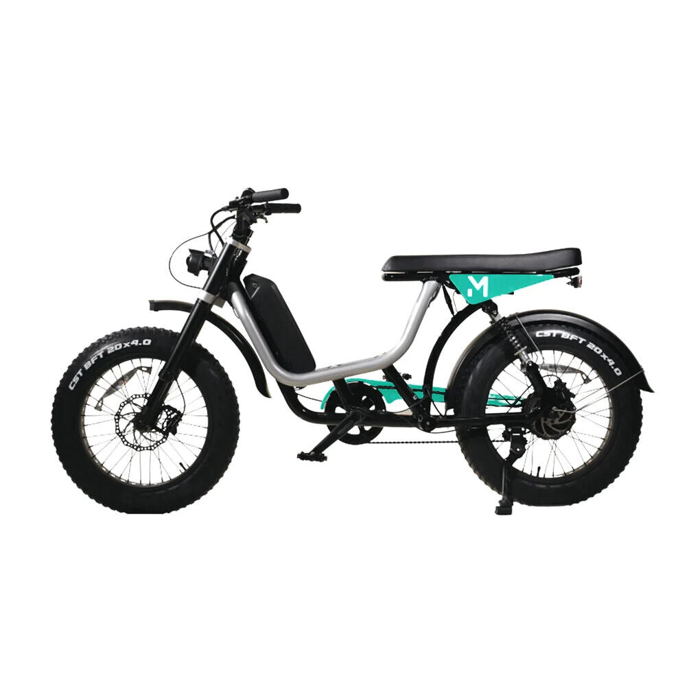 Monday Motorbikes Presidio 750W Electric Bike Teal/Midnight Black