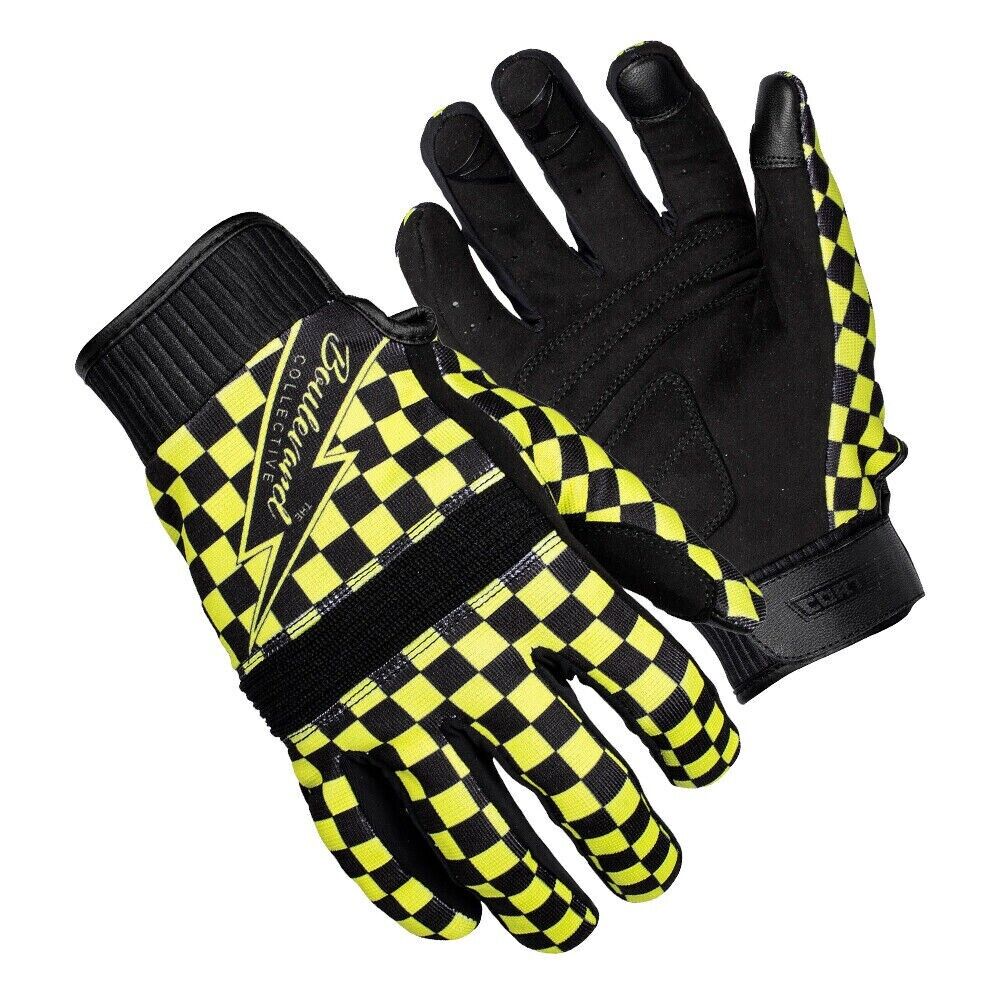 Cortech Thunderbolt Hi-Vis Textile Motorcycle Riding Gloves