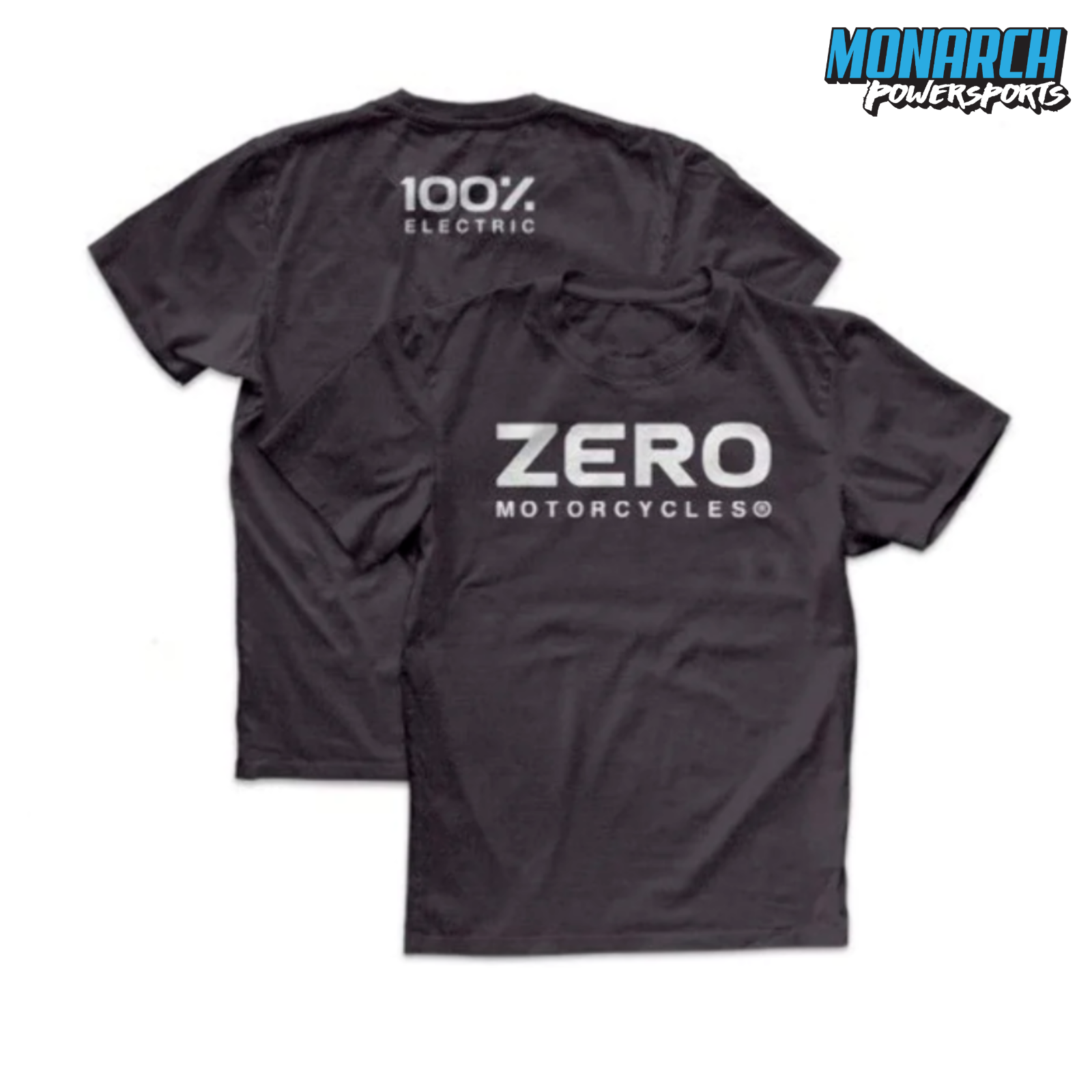 Zero Motorcycles Word Logo T-Shirt Black