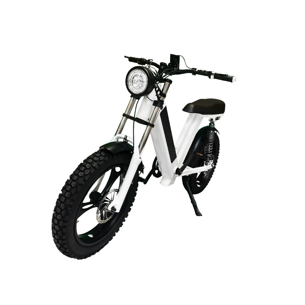 Monday Motorbikes Gateway 750w Electric Bike Storm Trooper White