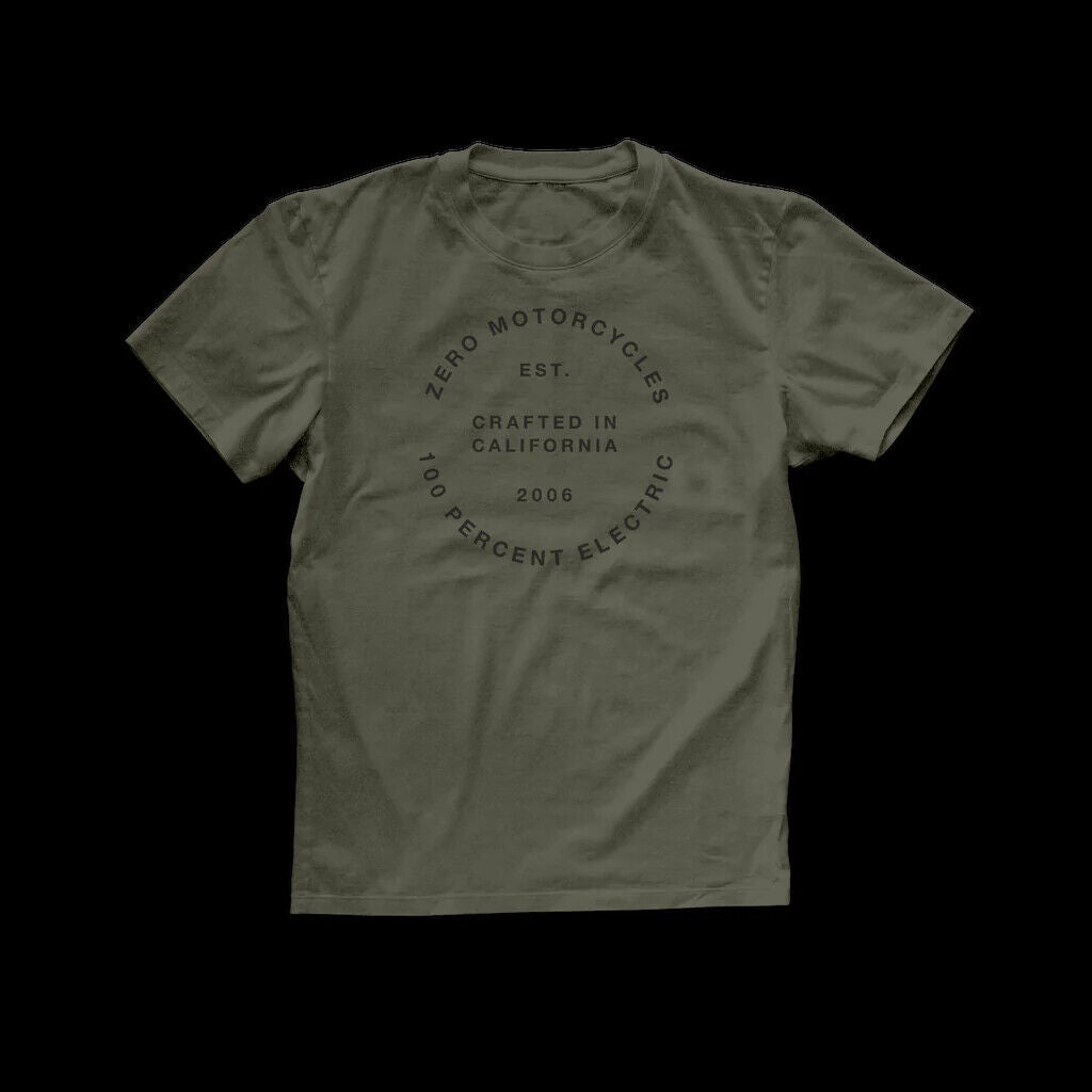 ZERO Motorcycles Electric T-Shirt Olive