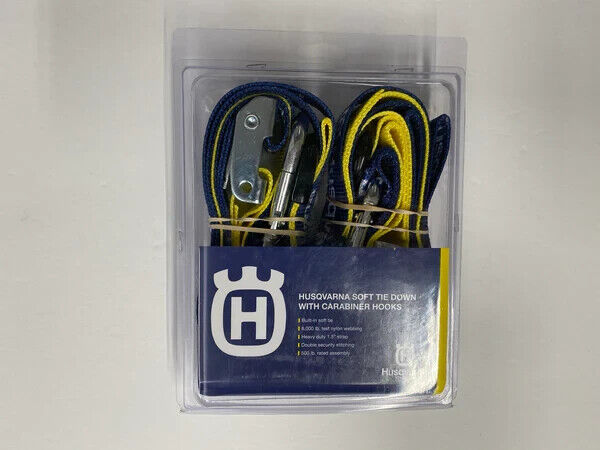 Husqvarna Soft Tie Downs with Carabiners