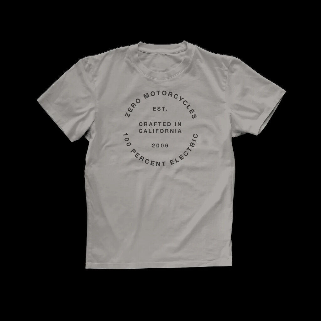 ZERO Motorcycles Electric T-Shirt Light Gray