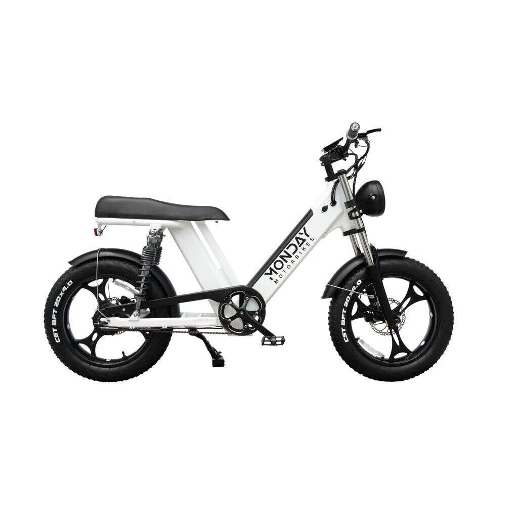 Monday Motorbikes Gateway 750w Electric Bike Storm Trooper White