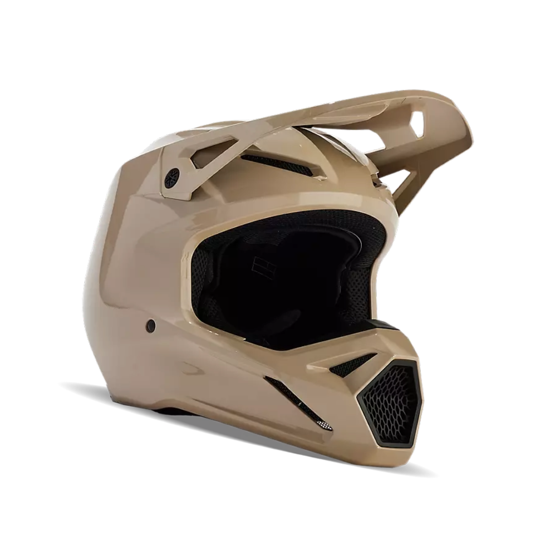 Fox Racing V1 Solid Taupe Helmet