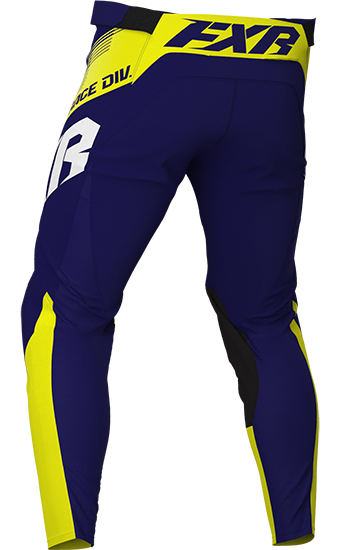 FXR Clutch MX Pants White Navy Yellow