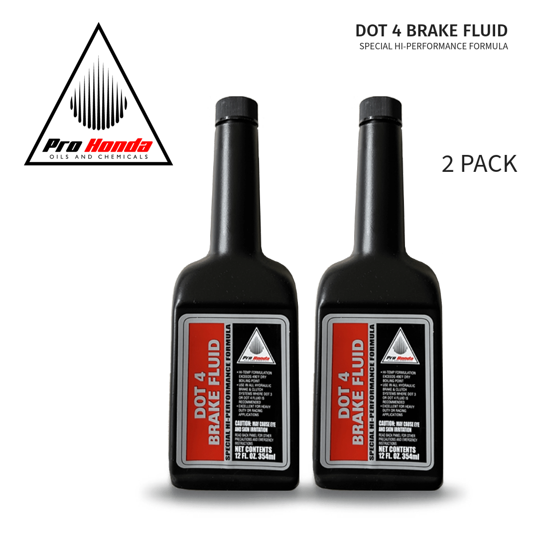 PRO HONDA DOT 4 Brake Fluid (12 FL OZ) (2 PACK)