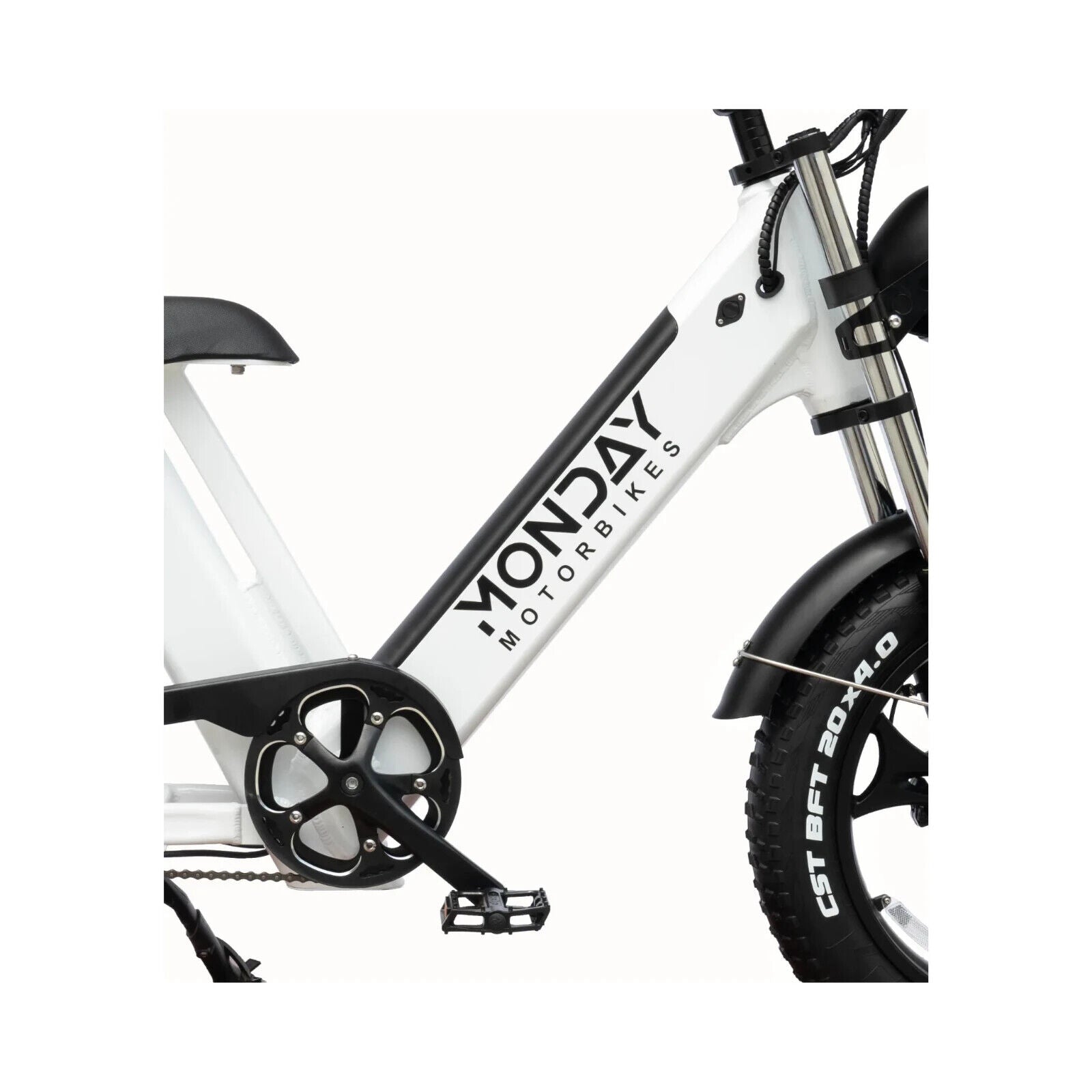 Monday Motorbikes Gateway 750w Electric Bike Storm Trooper White