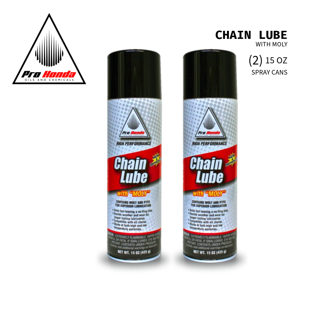 Pro Honda HP Chain Lube with Moly 15oz. (2 PACK)