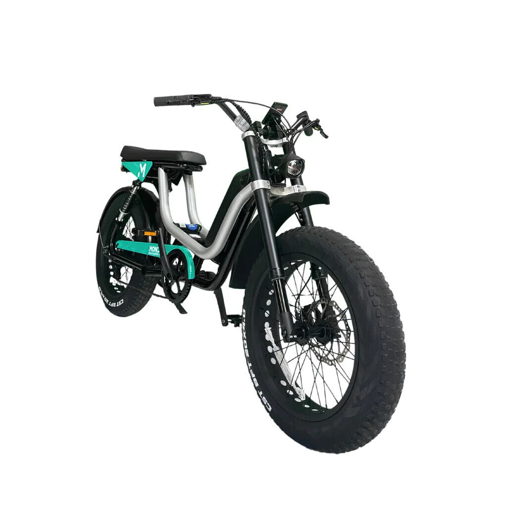 Monday Motorbikes Presidio 750W Electric Bike Teal/Midnight Black