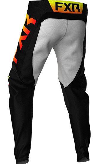 FXR Podium MX Pants Black Yellow Grey