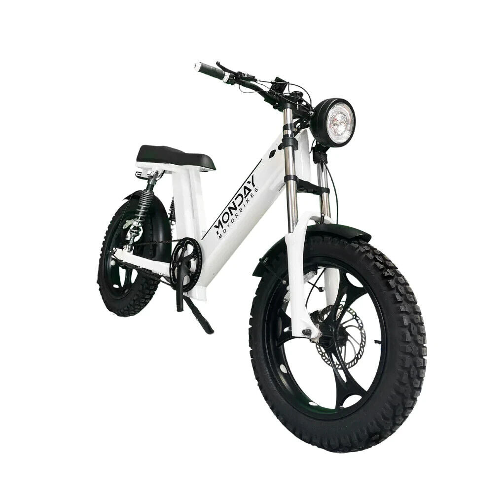 Monday Motorbikes Gateway 750w Electric Bike Storm Trooper White