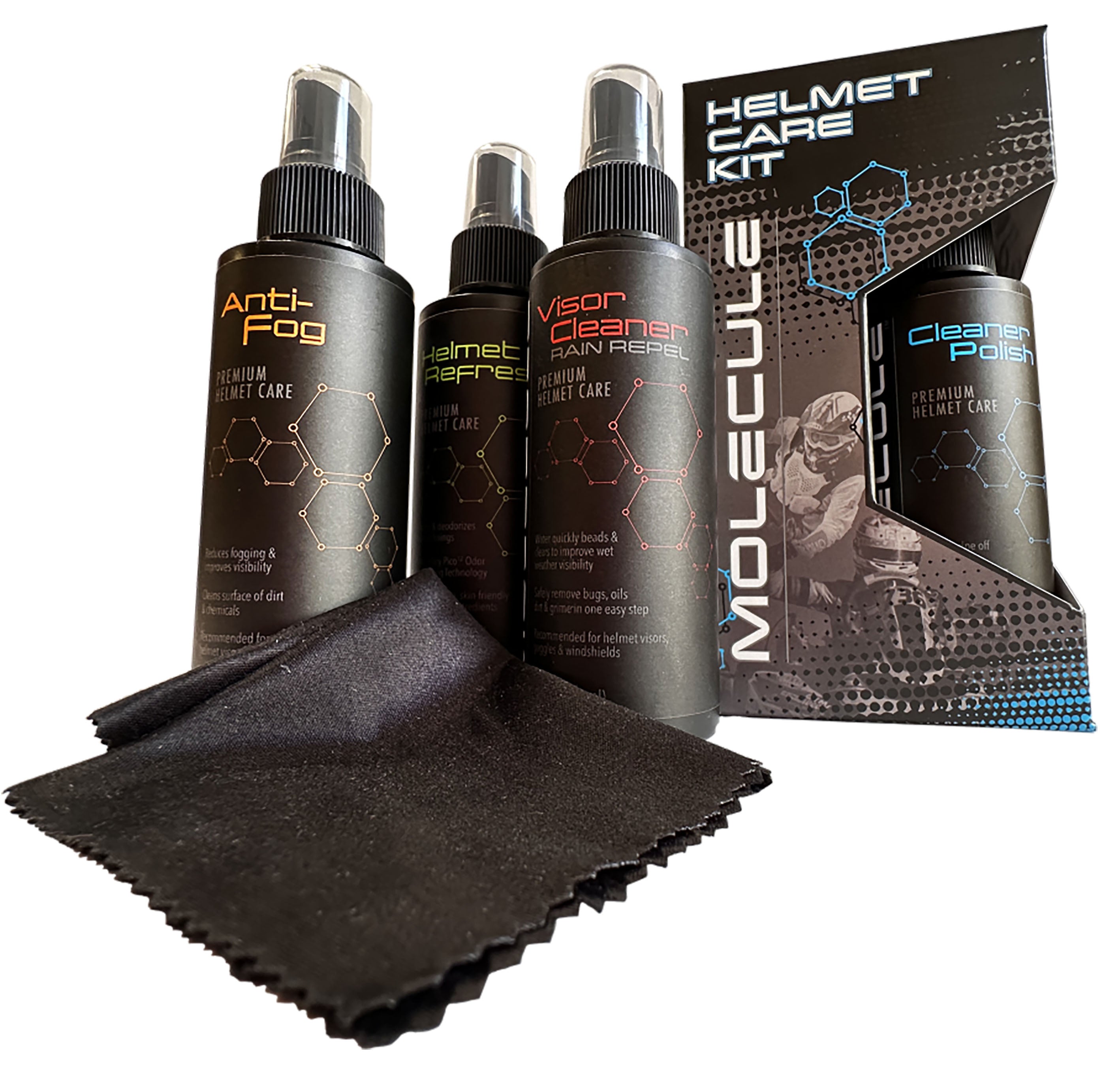 Molecule Gloss Helmet Care Kit