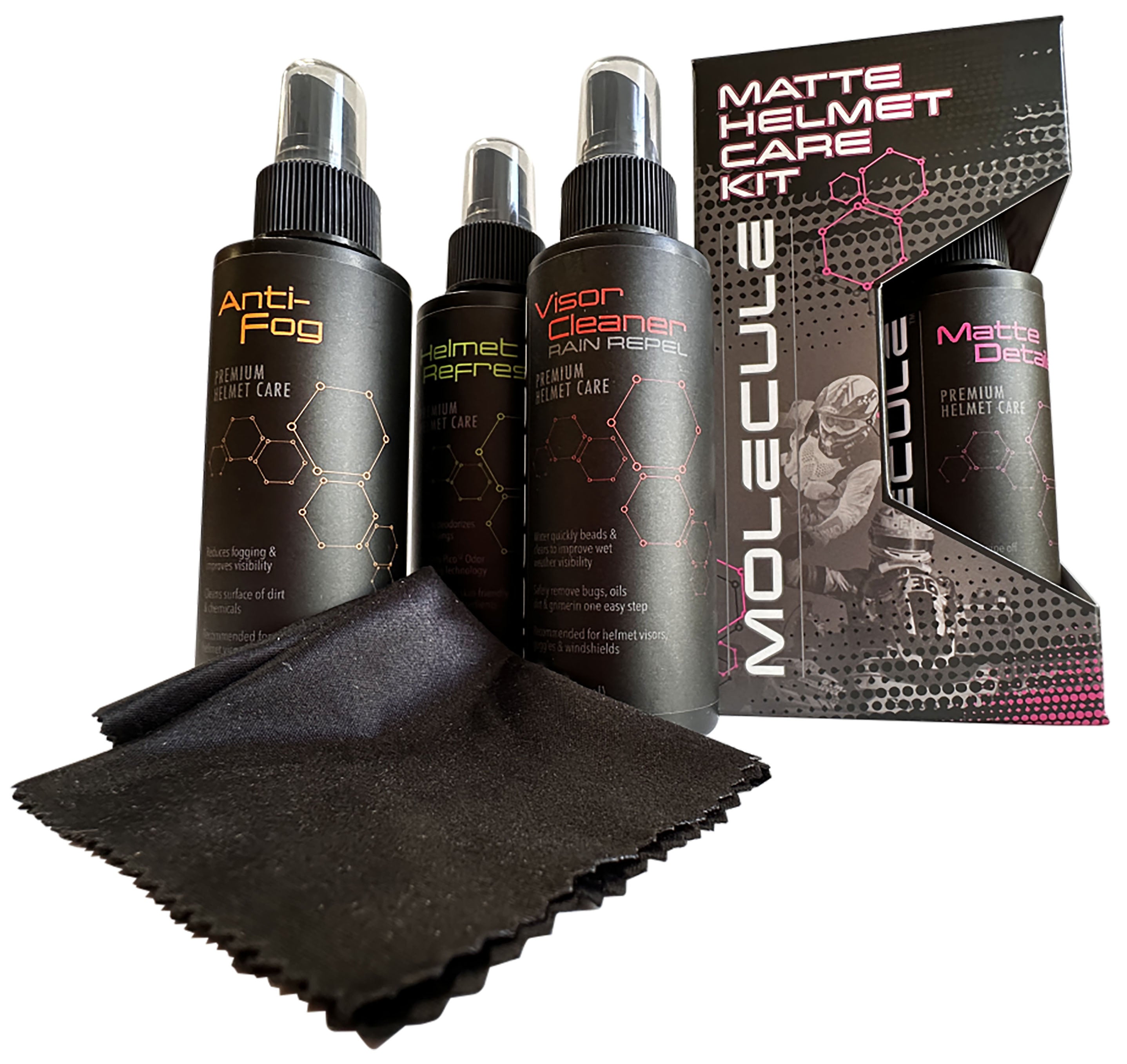 Molecule Matte Helmet Care Kit