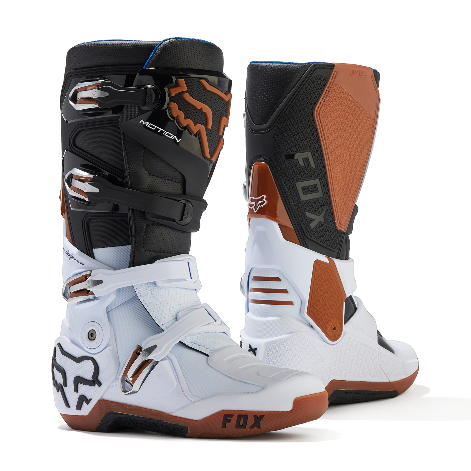 Fox Racing Motion Boots - White/Black/Gum